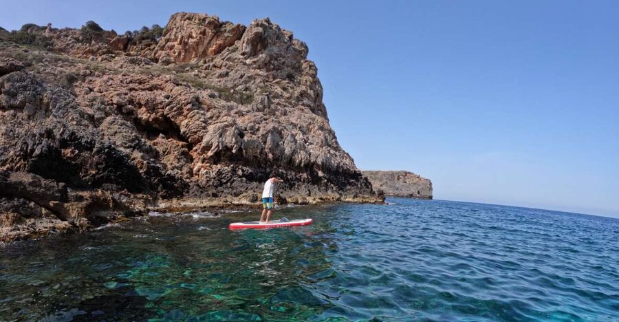 Chania: Stand-up Paddleboard Tour to Lazareta Island - Chania from the water