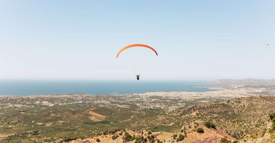 Chania: Tandem Paragliding Flight in Crete - Meeting Yannis at Go Kart Chania