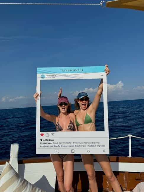 Corfu: Blue Lagoon and Cave Cruise with Drinks and Lunch - Leaving Benitses Marina on ODYSEIA