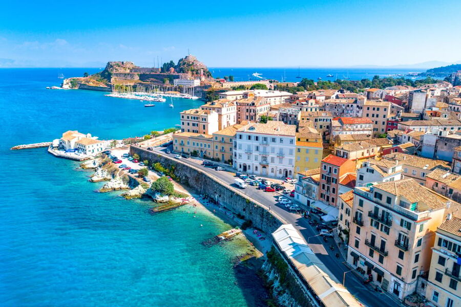 Corfu Cruise Port: City Highlights tour & Old Town visit - Kanoni and the view of Mouse Island