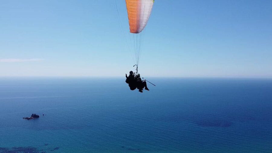 Corfu: Paragliding Tandem Flight Above Pelekas Town - Video footage and what it really costs