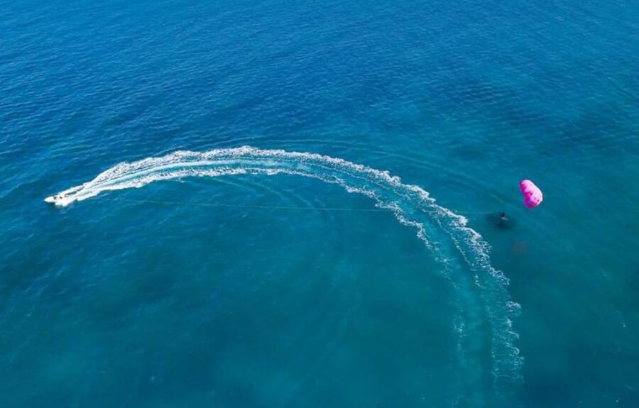 Corfu: Parasailing Experience for 2 in Sidari - What the tandem flight feels like