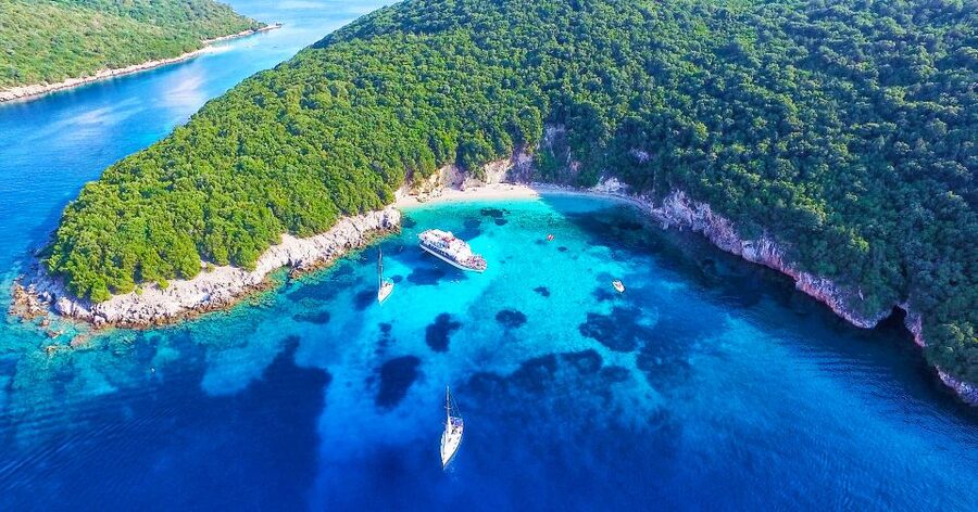 Corfu: Parga, Sivota and Blue Lagoon Full-Day Boat Cruise - Sivota’s cave and island cruise