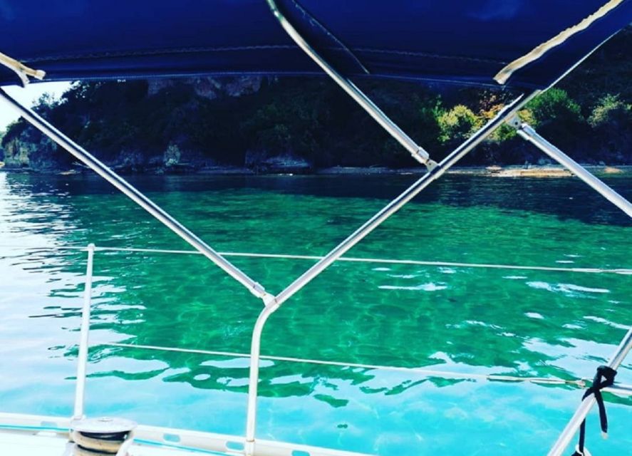 Corfu: Private Sailing Yacht Cruise - Mouse Island and the low-flying aircraft view