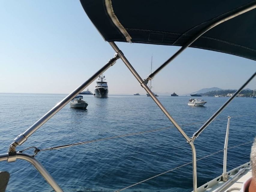 Corfu: Private Sailing Yacht Cruise - Swimming near Vido and Lazareto
