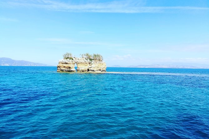 Corfu Private Yacht Cruise - Seeing Corfu Old Town from Gouvia Marina