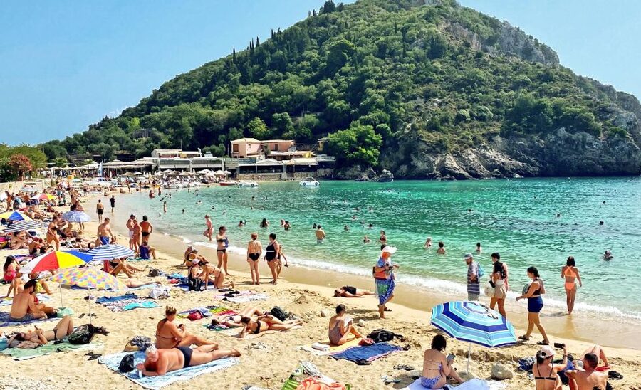 Corfu: Shore & Shared – Palaiokastritsa, Lakones, Kratsalo - The 45-minute ride from Corfu to the west coast
