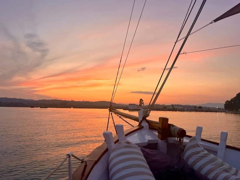 Corfu: Sunset Cruise on a Traditional Wooden Sailing Yacht - A sunset cruise with an old Corfu character