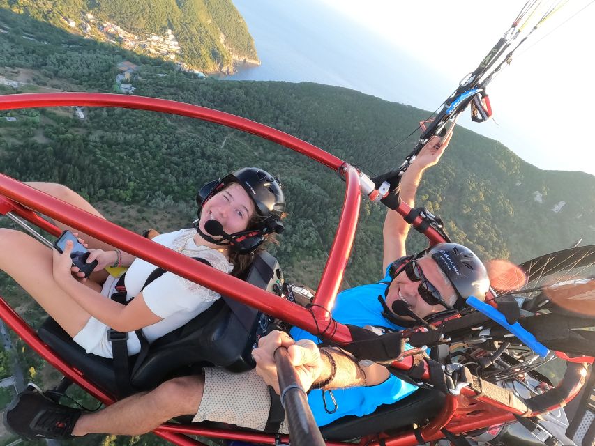 Corfu: Tandem Paratriking Flight over Corfu - Morning or evening is the smart choice
