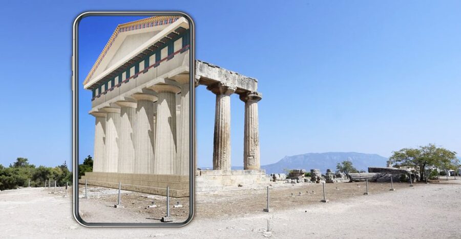 Corinth: 3D Representations & Audiovisual Self-Guided tour - Starting at the Temple of Apollo