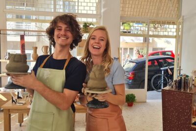 Create and paint your own ceramic piece in a workshop in Athens