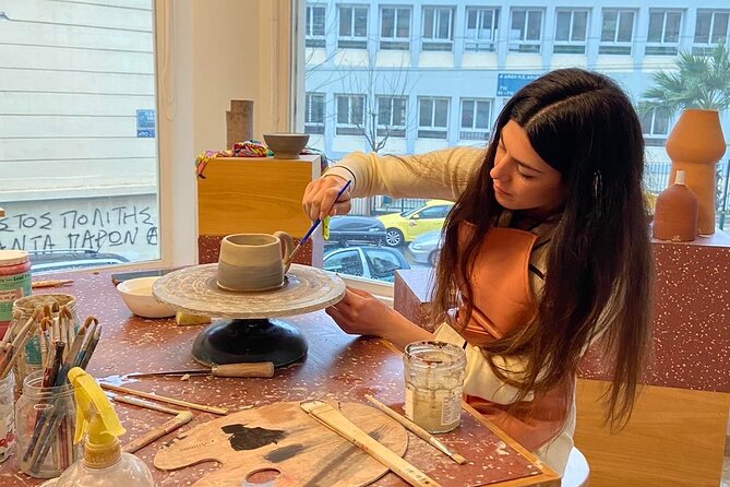 Create and paint your own ceramic piece in a workshop in Athens - A small group makes a real difference