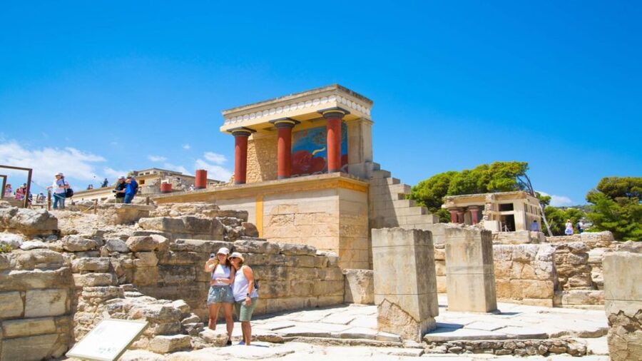 Crete: Knossos E-Ticket with Audio Guide & Optional Museum - Knossos at 8:00 or 10:00