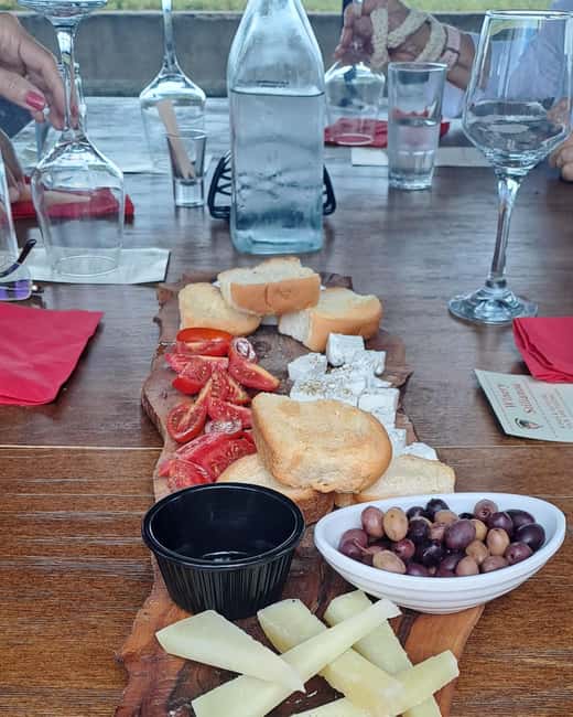 Crete: Knossos Palace, Winery & Olive Oil Tour with Lunch - A village lunch with dolmades, wine, and raki