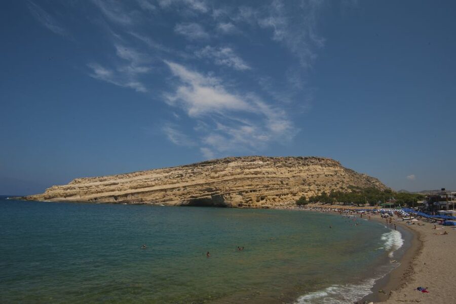 Crete: Matala Beach and Hippie caves, Red beach - Who will enjoy this outing most