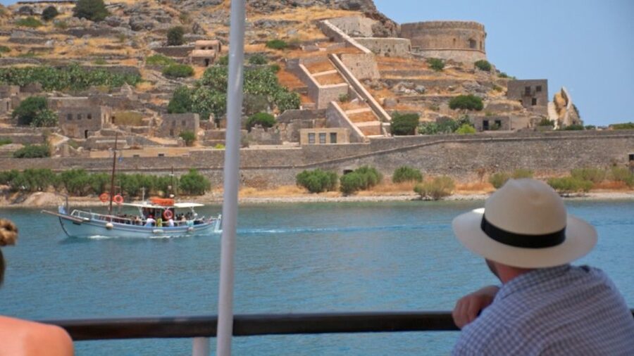 Crete: Mirabello Bay Cruise with Onboard Cocktail - Boat comfort, shade, and what to pack