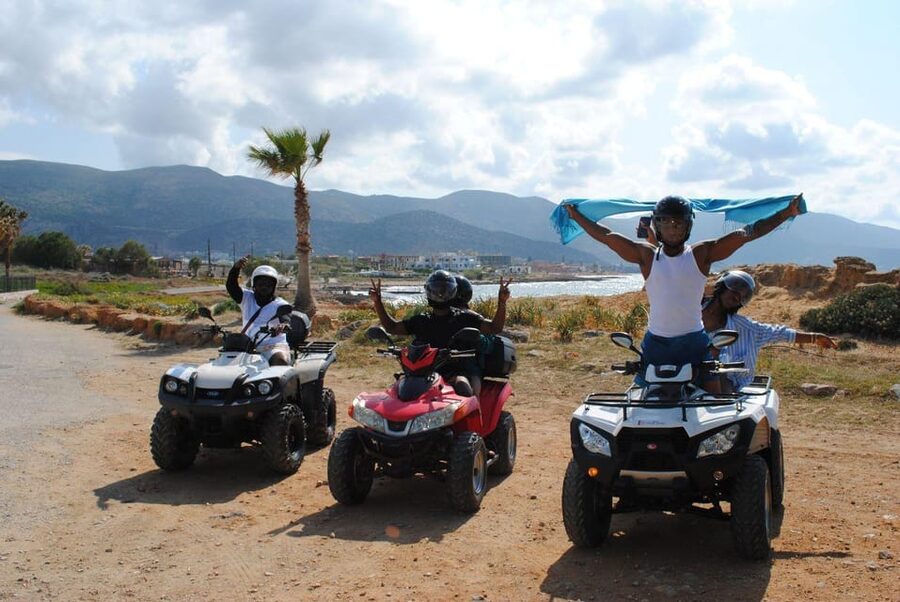 Crete: Off-Road Quad Safari Evening Tour with Hotel Transfer - The Prophet Elias chapel and sunset views