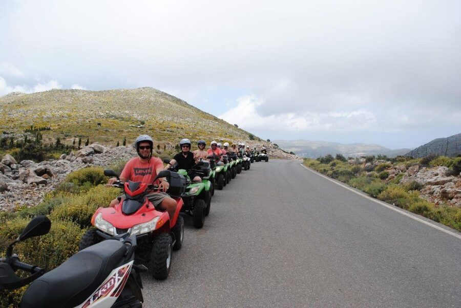 Crete: Quad Off-Road Tour to Villages with Hotel Transfers - Aposelemis Dam and Sfendylis unusual setting