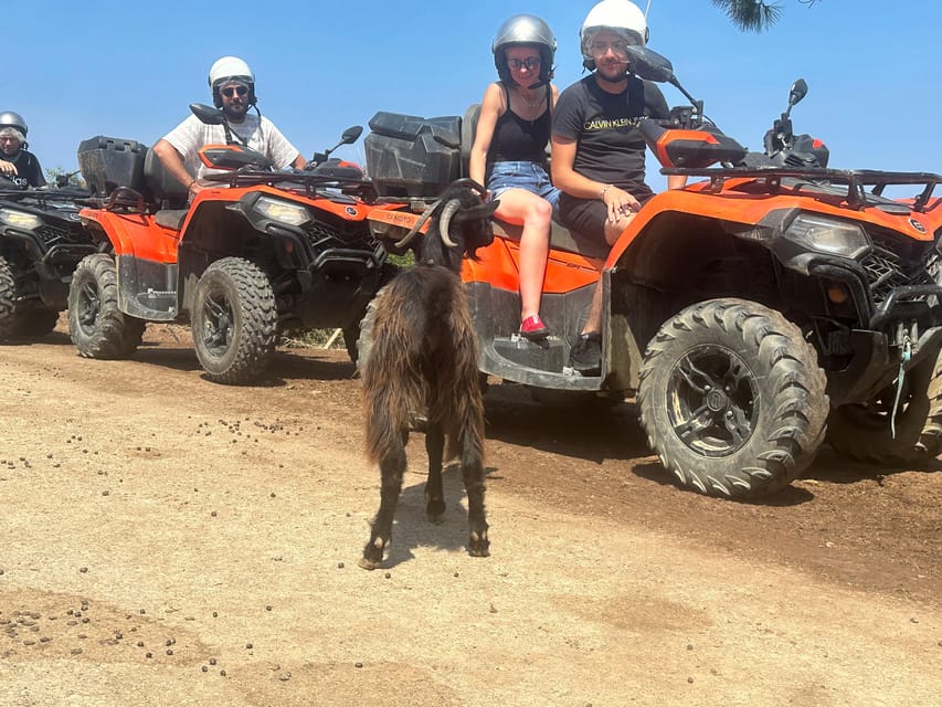 Crete: Quad Safari, Olive Mill with Tasting & Ghost Village - Riding the cliffs above Agia Pelagia