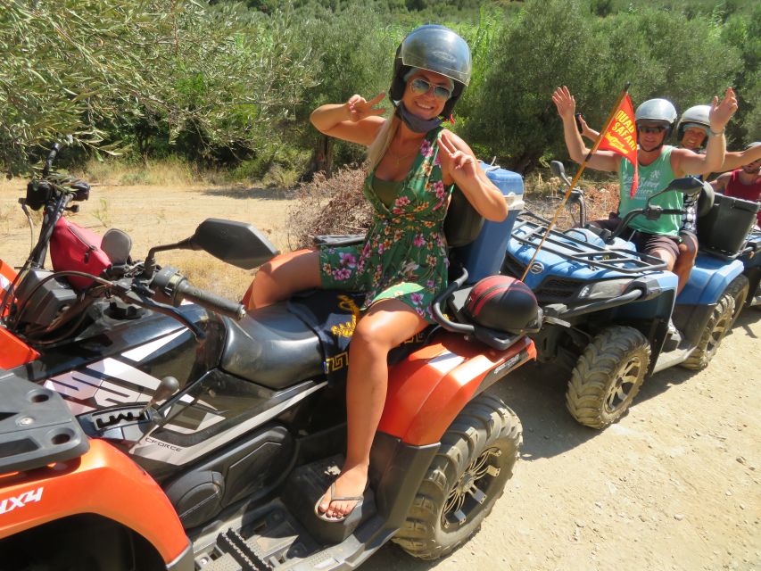 Crete: Quad Safari with Monastery, Malia Palace and Lunch - Lunch in Latsida, with local food on the table