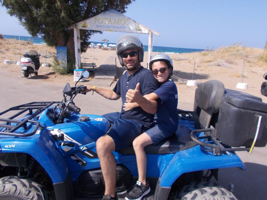 Crete: Quad Safari with Monastery, Malia Palace and Lunch - The final swim at Potamos Beach