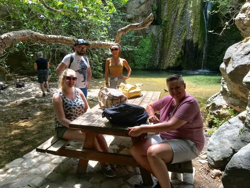 Crete: Richtis Waterfall Full-Day Tour with Olive Tasting - Hotel pickup and the ride across Mirabello Bay