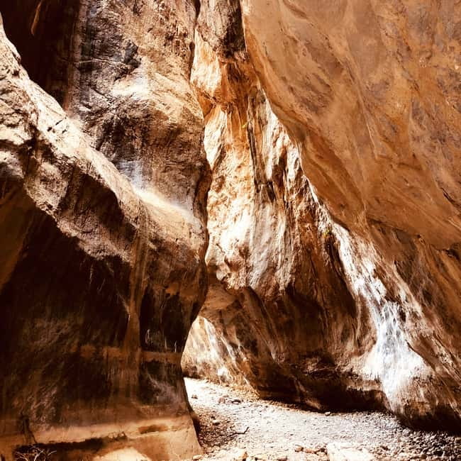 Crete: Sarakina Gorge, Forests, and South Coast Safari - Starting from the coast in an orange Land Rover