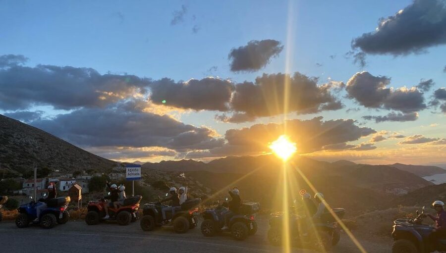 Crete: Sunset or Morning Quad with Local Products Tasting - Quiet paths, sea cliffs, and open Cretan country