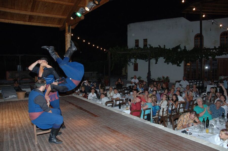 Crete: Traditional Dance Show and Buffet Dinner with Wine - Why Karouzana makes a better setting than a hotel dining room