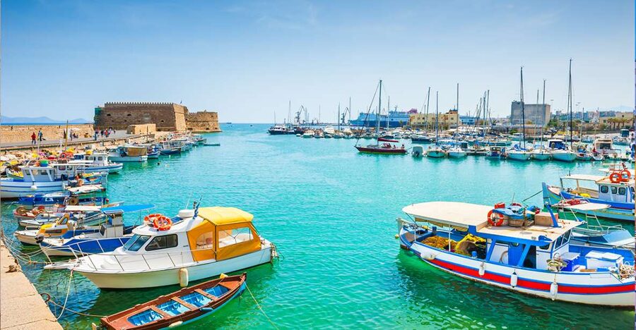 Day Trip To Heraklion City Center & Market & CretAquarium - Two hours in Heraklion, from Liberty Square to Koules