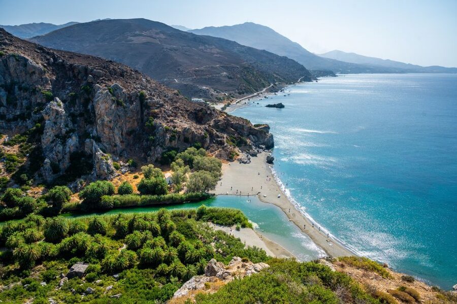 Day Trip to Preveli & Damnoni Beach & Rethymno City Tour - The Morning Coach Ride From Eastern Crete