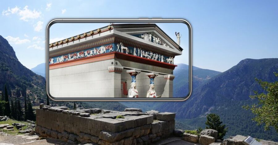 Delphi: Audiovisual self-guided tour with 3D models - Delphi’s oracle and the center of the ancient world