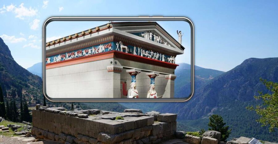 Delphi: Audiovisual self-guided tour with 3D models - Apollo’s temple and the voice of Pythia