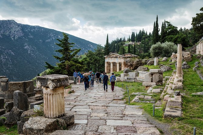 Delphi English Day Trip from Athens with Official Guide - Temple of Apollo and the missing Tholos