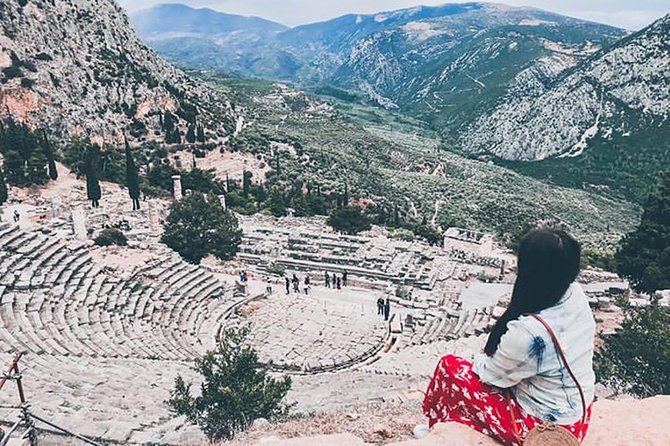Delphi Full Day Private Trip From Athens With Lunch Overlooking the Sea - The Sanctuary of Apollo and the famous theatre
