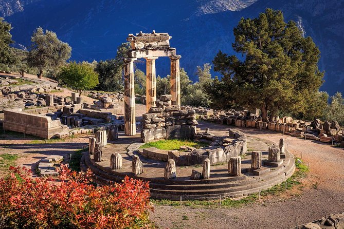 Delphi Full Day Private Trip From Athens With Lunch Overlooking the Sea - The two-hour drive from Athens to Mount Parnassos