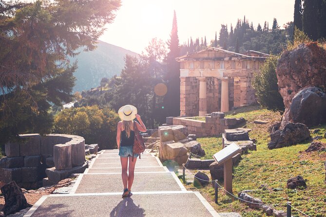 Delphi Guided Small Group Day Tour from Athens - Walking the sanctuary of Apollo