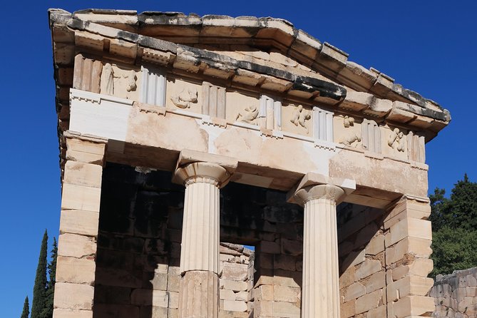 Delphi Private Full Day Tour from Athens - Walking through Apollo’s sanctuary