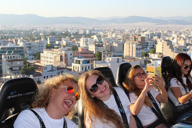 Dinner in the Sky Athens - Safety is handled seriously, but the height is real