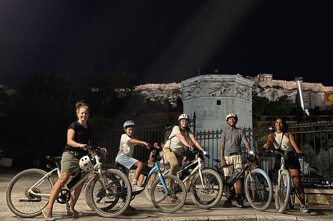 Electric Bike Tour of Athens by Night - Roman monuments and Hadrian’s Arch