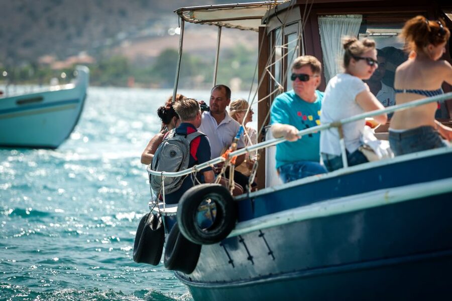 Elounda: Spinalonga Guided Boat Tour with BBQ and Swimming - A short look at Elounda