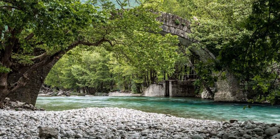 Epirus: Easy Rafting Experience on the Voidomatis River - The quiet stop at Agioi Anargyroi