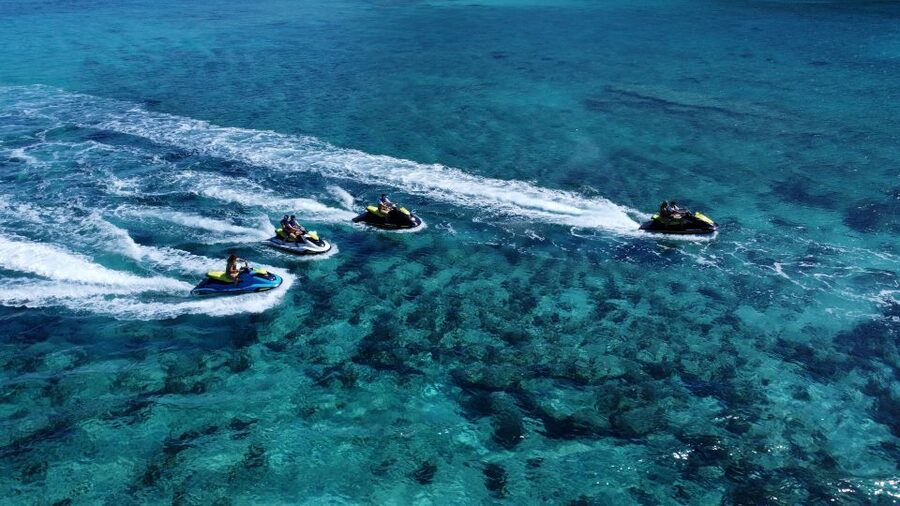 Falasarna: Jet Ski Safari to Balos Beach - The ride from Falasarna to Balos