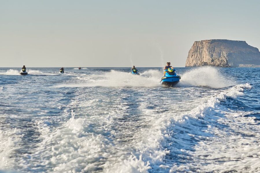 Falasarna: Jet Ski Safari to Balos Beach - Passing Gramvousa and the shipwreck