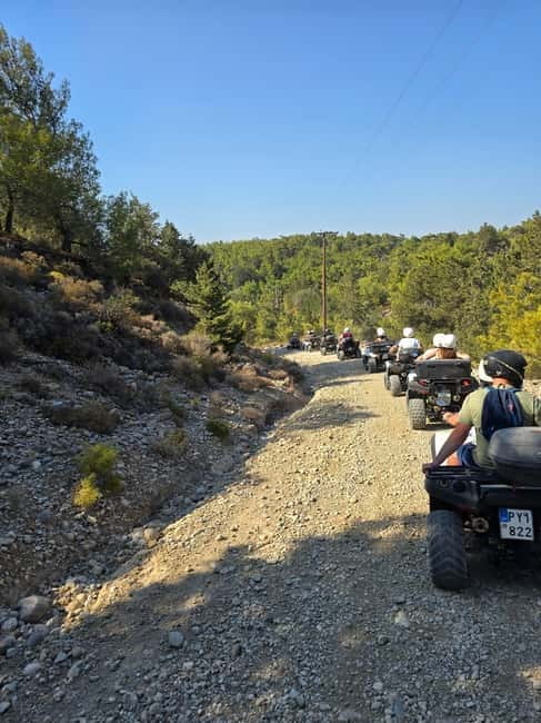 Faliraki: Quad Safari Tour - The first roads and the move off-road