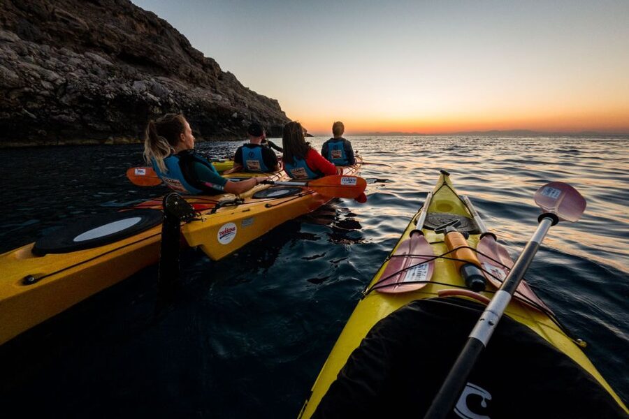 Faliraki: Sunrise Sea Kayaking Experience with Breakfast - Seal’s Cave and the return to Kathara Beach