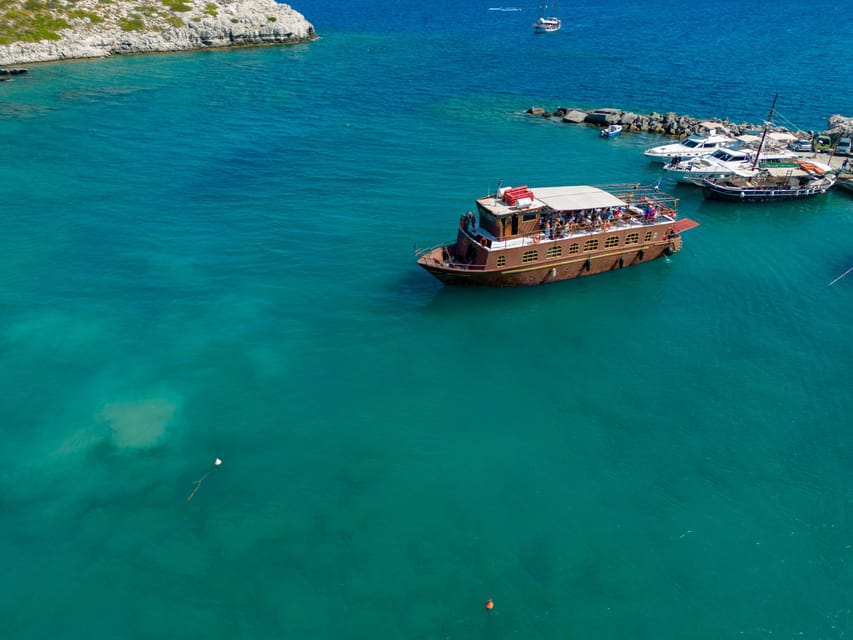 Faliraki : Transfer & Cruise to Lindos with 3 Swimming Stops - Navarone Bay, the first swim