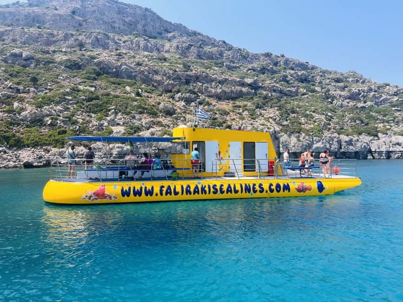 Faliraki: Yellow Sub Cruise to Anthony Quinn Bay & the Caves - Why Anthony Quinn Bay gets the longer swim stop