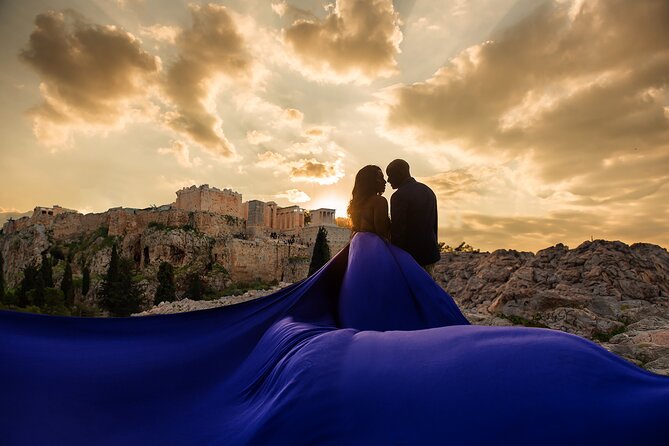 FLYING DRESS Photoshoot in Athens - Greece - Turning an Athens street into a photo studio