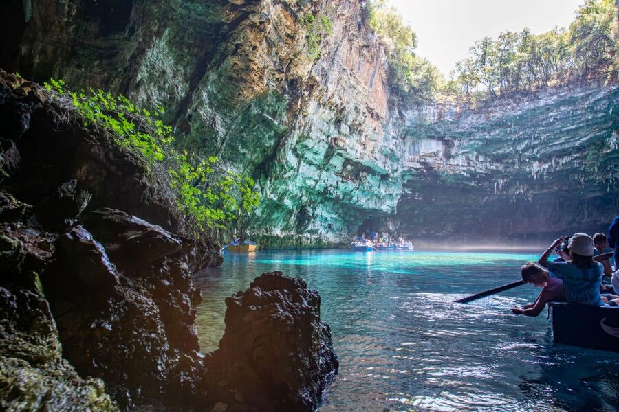 From Argostoli: Melissani Lake and Myrtos Beach Tour - Cruise port timing and the order of visits